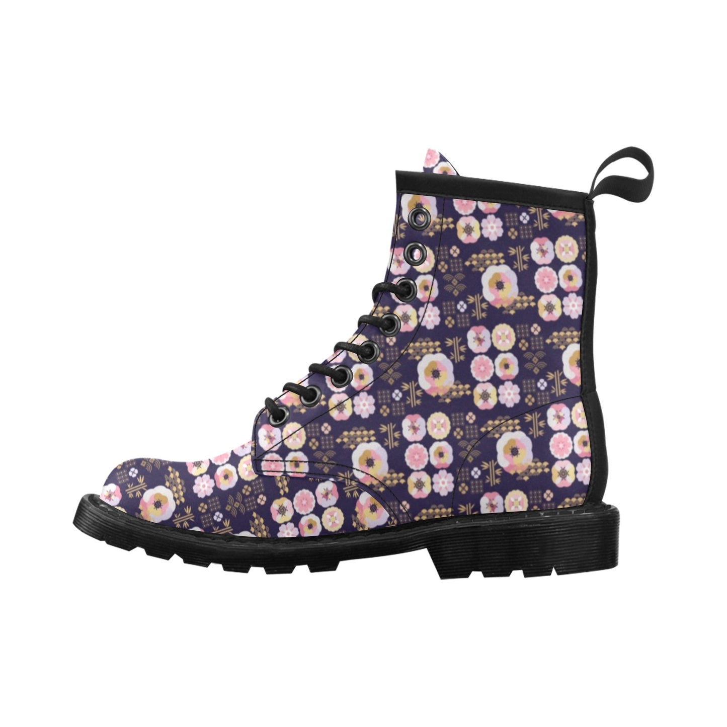 Sakura Japan Style Print Design LKS302 Women's Boots