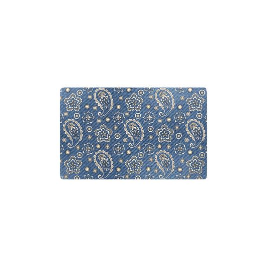 Jean Paisley Pattern Print Design 01 Kitchen Mat