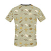 Seashell Beach Print Design LKS303 Men's All Over Print T-shirt