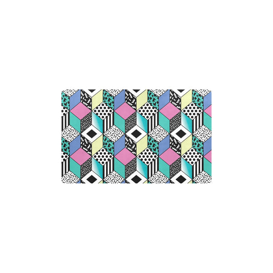 90s Pattern Print Design 3 Kitchen Mat