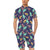 Shark Bite Pattern Men's Romper