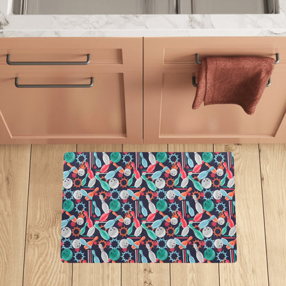 Bowling Pattern Print Design 08 Kitchen Mat