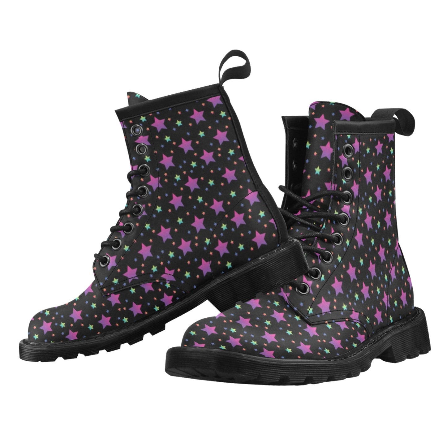 Star Print Design LKS305 Women's Boots
