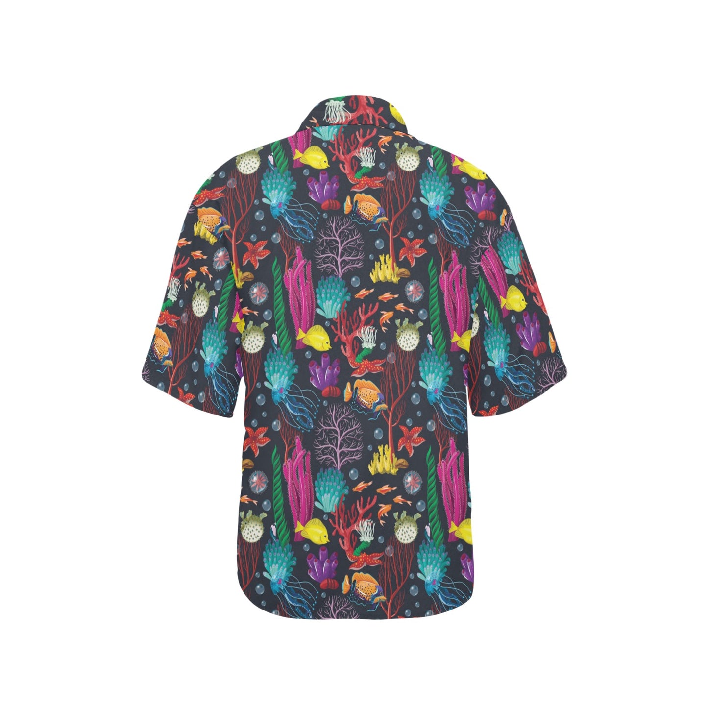 Underwater Cute Print Design LKS303 Women's Hawaiian Shirt