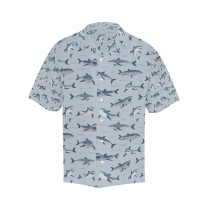 Shark Print Design LKS304 Men's Hawaiian Shirt