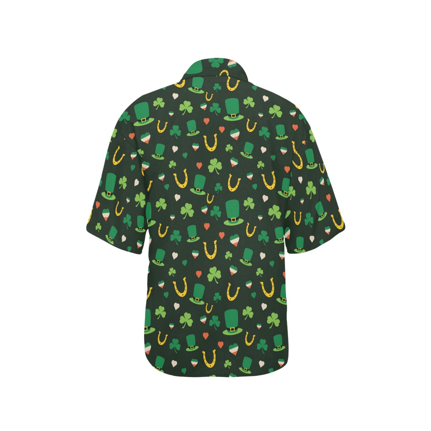 Shamrock Print Design LKS308 Women's Hawaiian Shirt