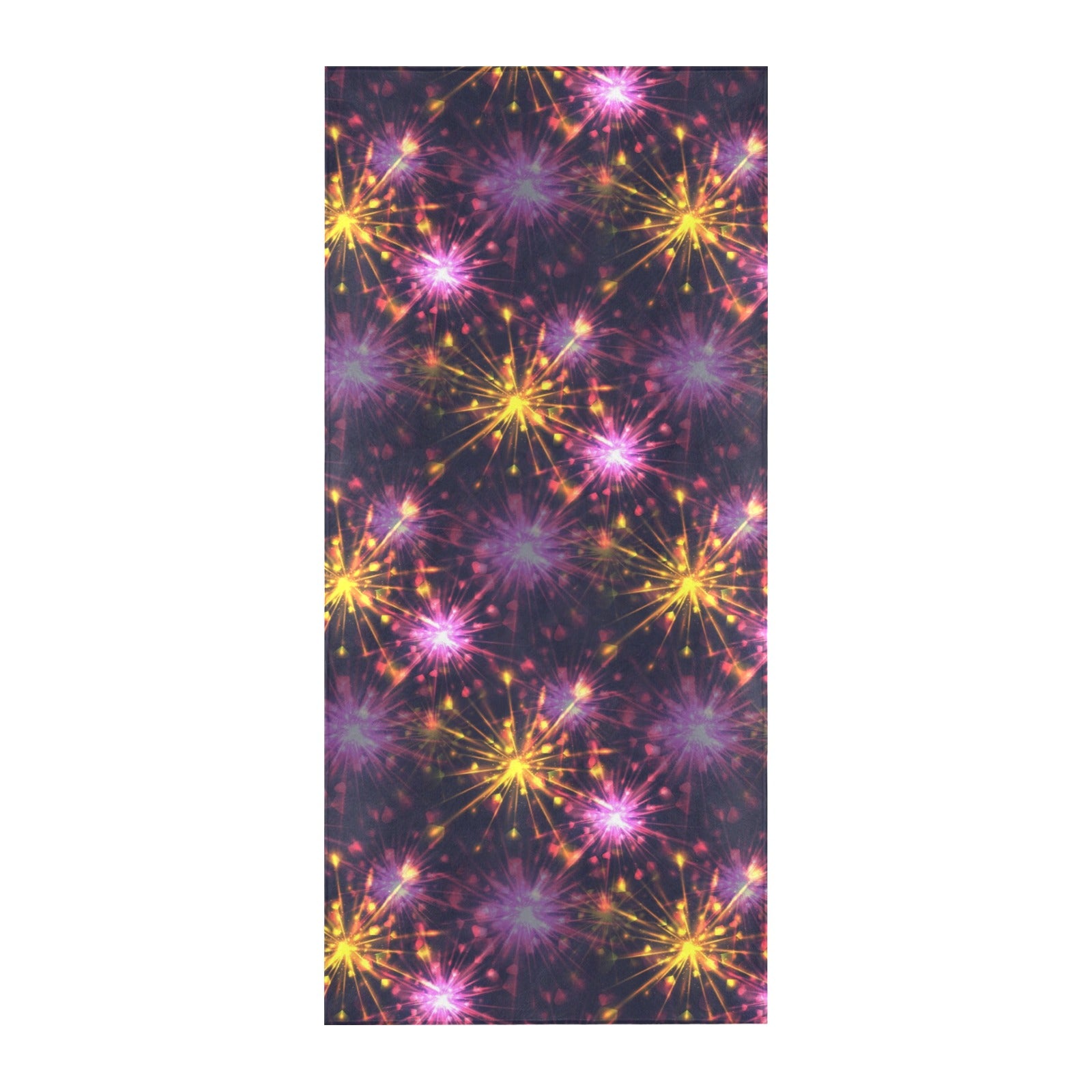 Firework Print Design LKS303 Beach Towel 32" x 71"