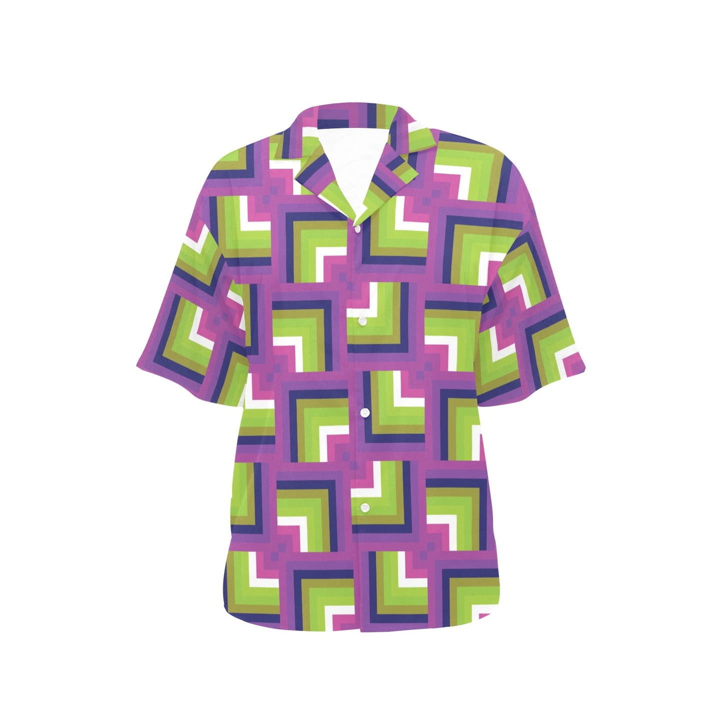 Optical illusion Pattern Print Design A05 Women's Hawaiian Shirt