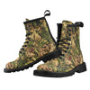 Camo Realistic Tree Forest Texture Print Women's Boots