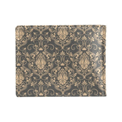 Damask Elegant Luxury Print Pattern Men's ID Card Wallet