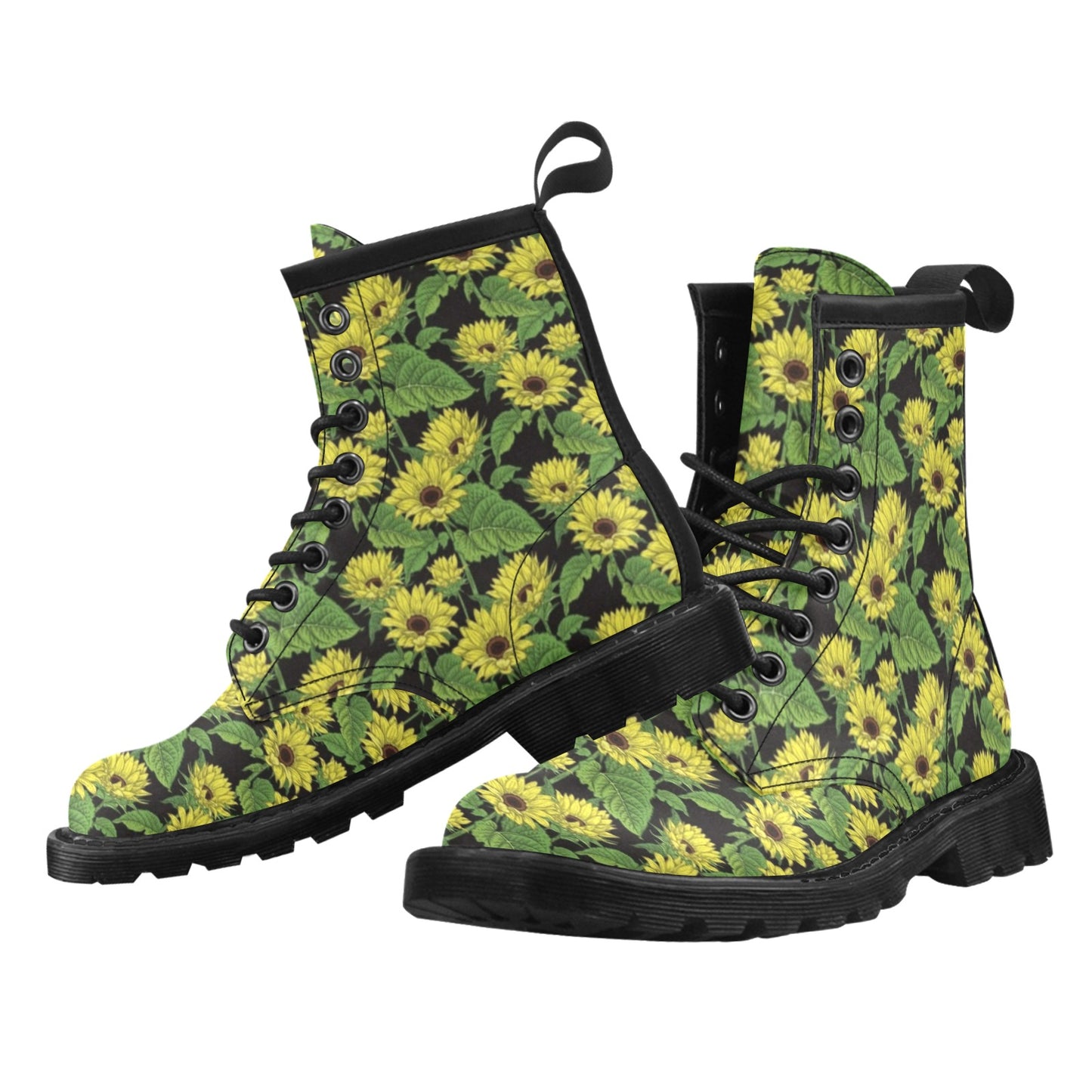 Sunflower Print Design LKS3010 Women's Boots