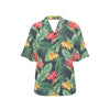 Bird Of Paradise Pattern Print Design BOP09 Women's Hawaiian Shirt