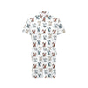 Alaskan Malamute Pattern Print Design 02 Men's Romper