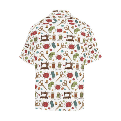 Sewing Equipment Print Design LKS304 Men's Hawaiian Shirt