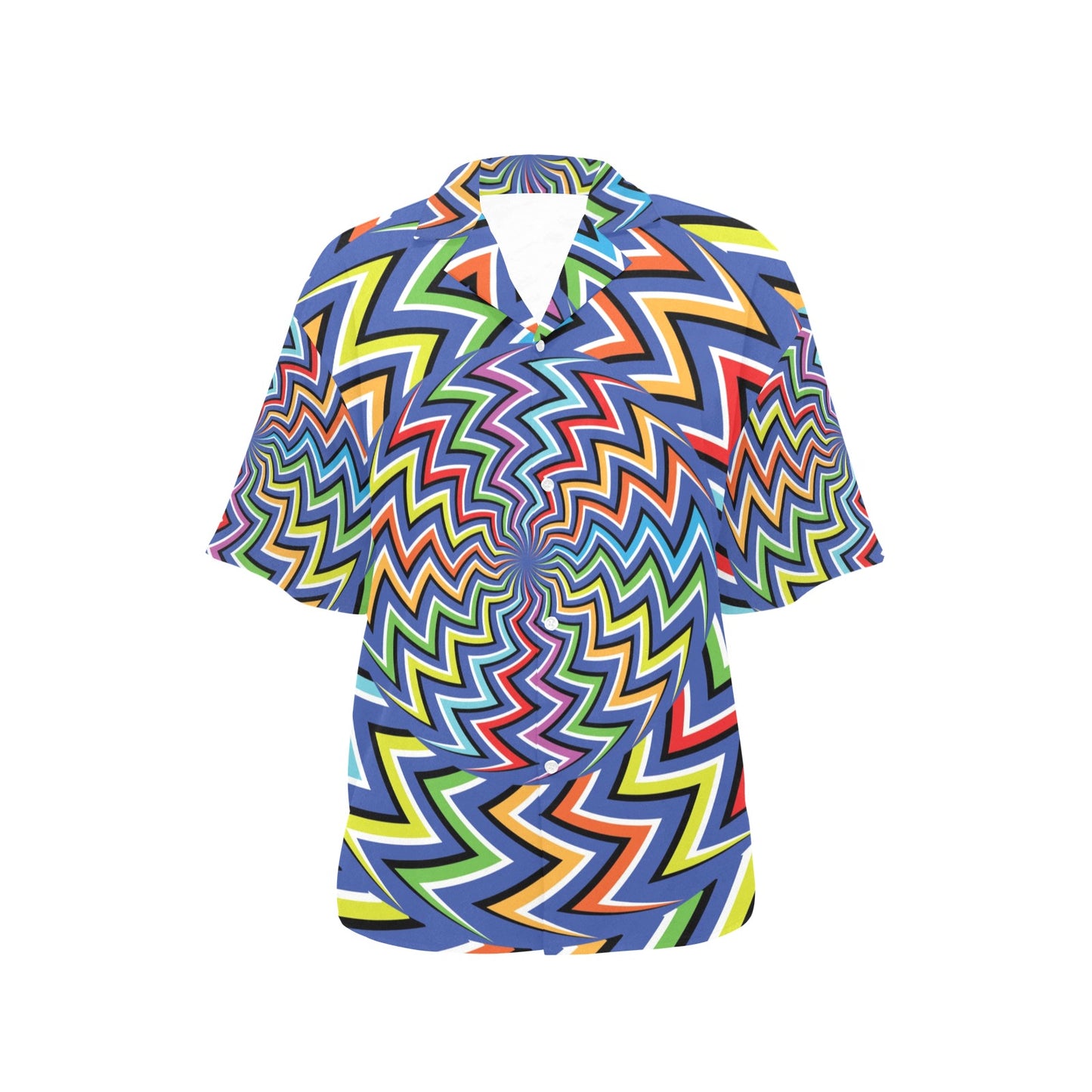 Optical illusion Pattern Print Design A02 Women's Hawaiian Shirt