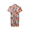 Music Note Design Themed Print Men's Romper