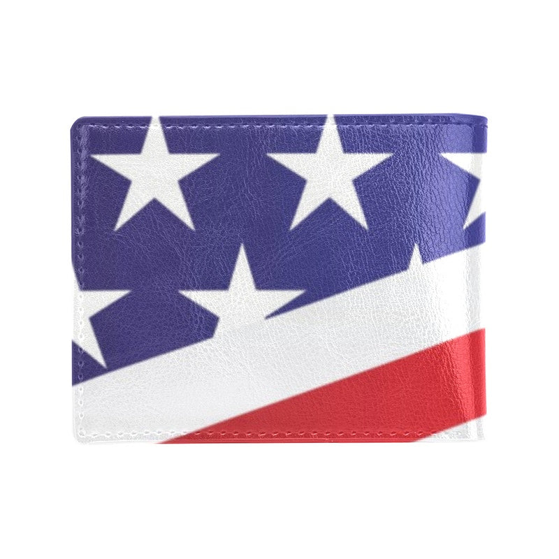 American flag Print Men's ID Card Wallet