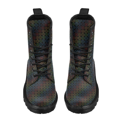 Chakra Colorful Symbol Pattern Women's Boots