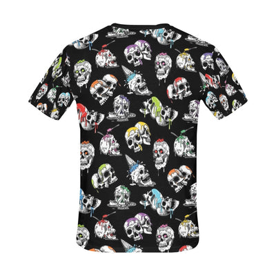 Skull Print Design LKS3013 Men's All Over Print T-shirt