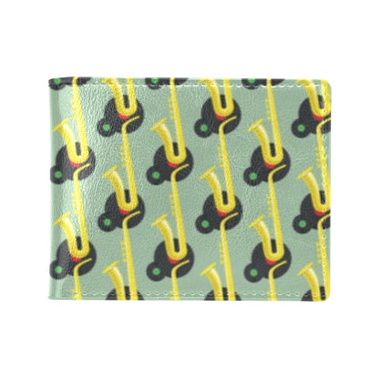 Saxophone Print Design LKS405 Men's ID Card Wallet