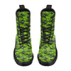 Green Kelly Camo Print Women's Boots