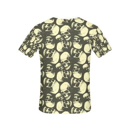 Skull Print Design LKS302 Women's  T-shirt