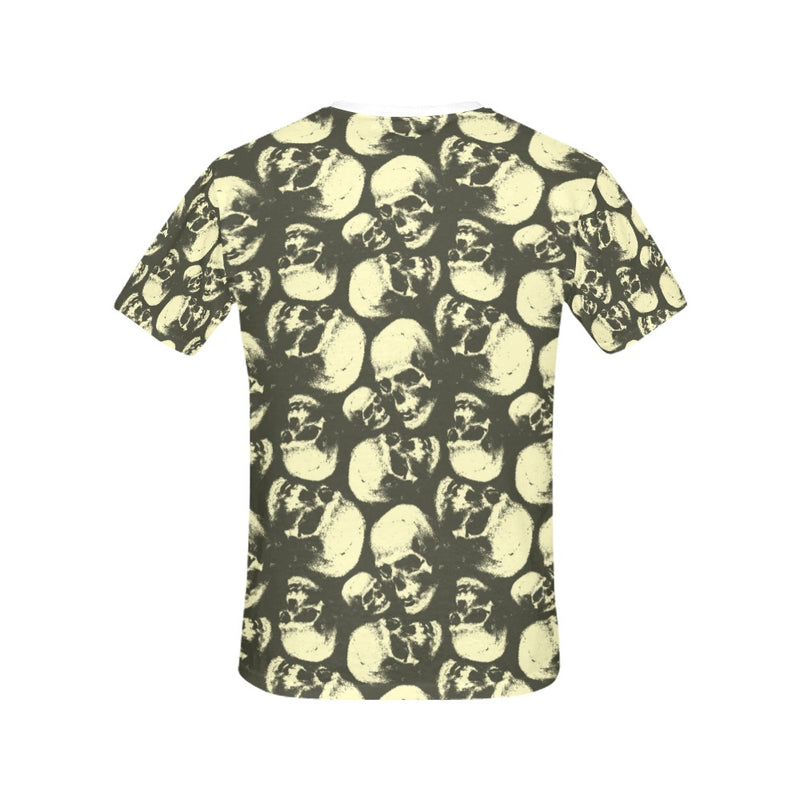 Skull Print Design LKS302 Women's  T-shirt