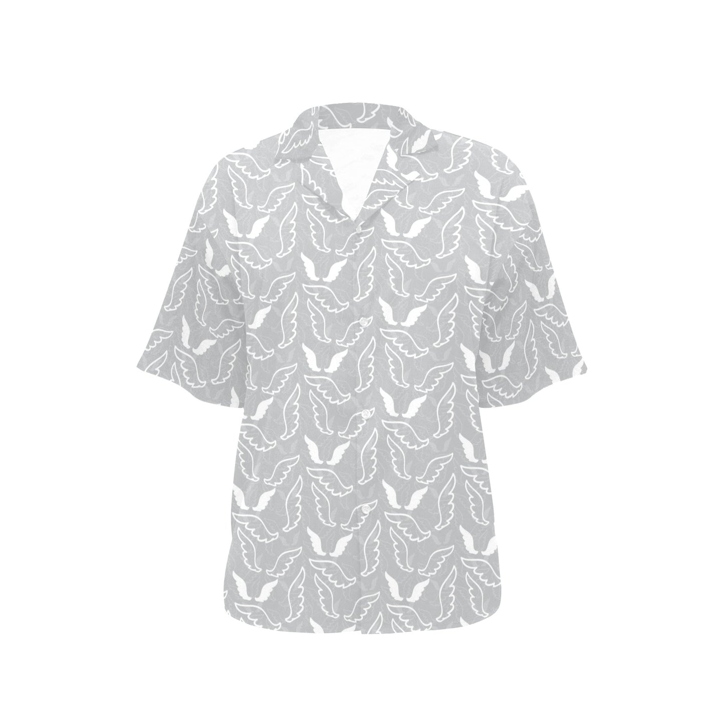Angel Wings Pattern Print Design 01 Women's Hawaiian Shirt