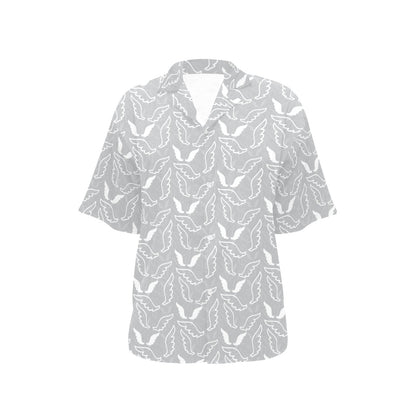 Angel Wings Pattern Print Design 01 Women's Hawaiian Shirt