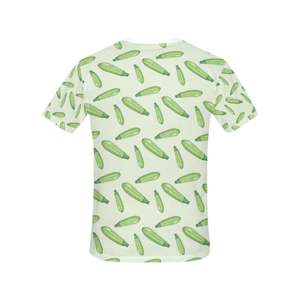 Zucchini Print Design LKS302 Women's  T-shirt