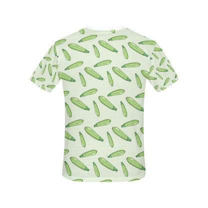 Zucchini Print Design LKS302 Women's  T-shirt