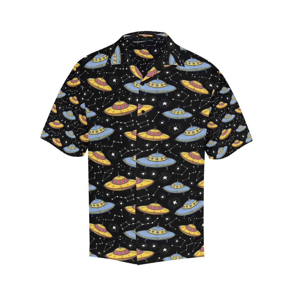 UFO Print Design LKS307 Men's Hawaiian Shirt