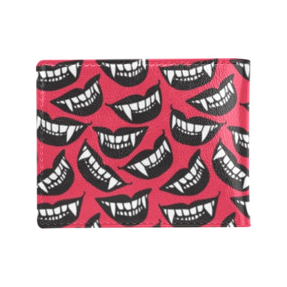 Vampire Lips Print Design LKS305 Men's ID Card Wallet