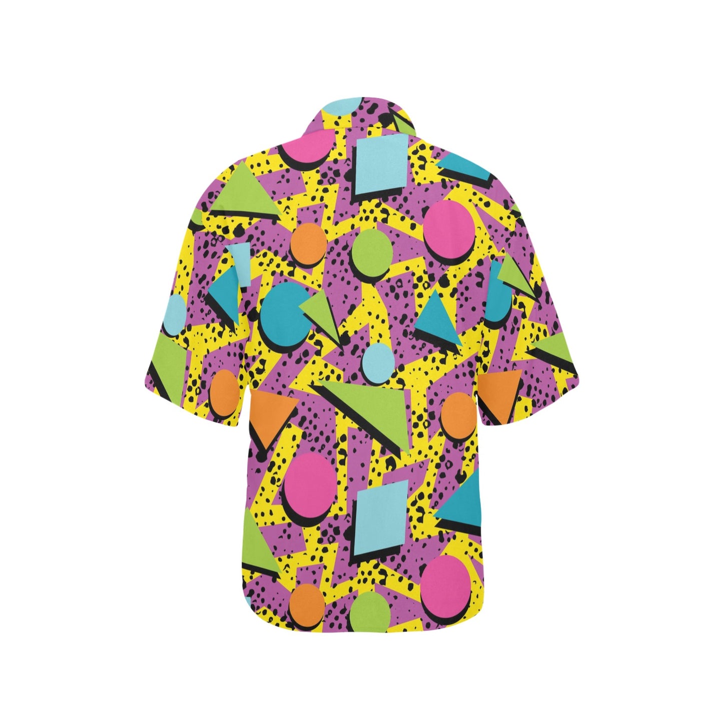 80s Pattern Print Design 1 Women's Hawaiian Shirt