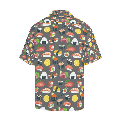 Sushi Print Design LKS302 Men's Hawaiian Shirt