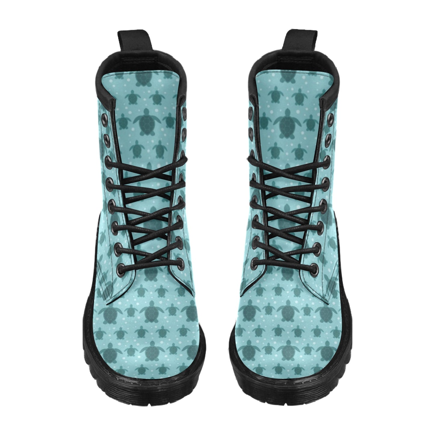 Sea Turtle Print Design LKS305 Women's Boots