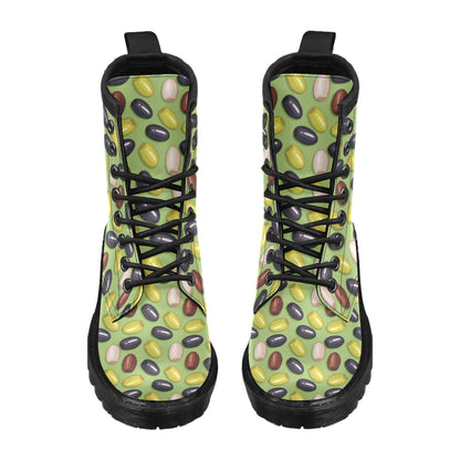 Olive Print Design LKS301 Women's Boots