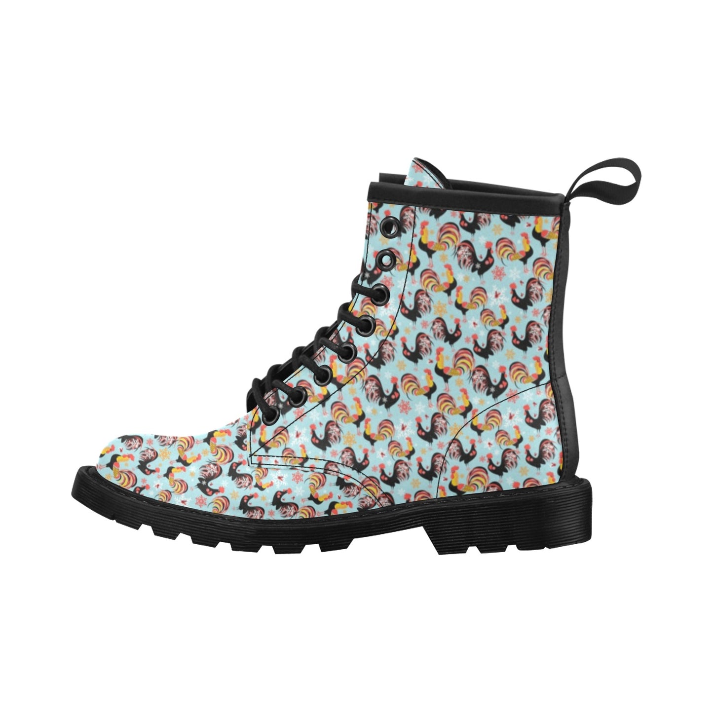 Rooster Themed Design Women's Boots