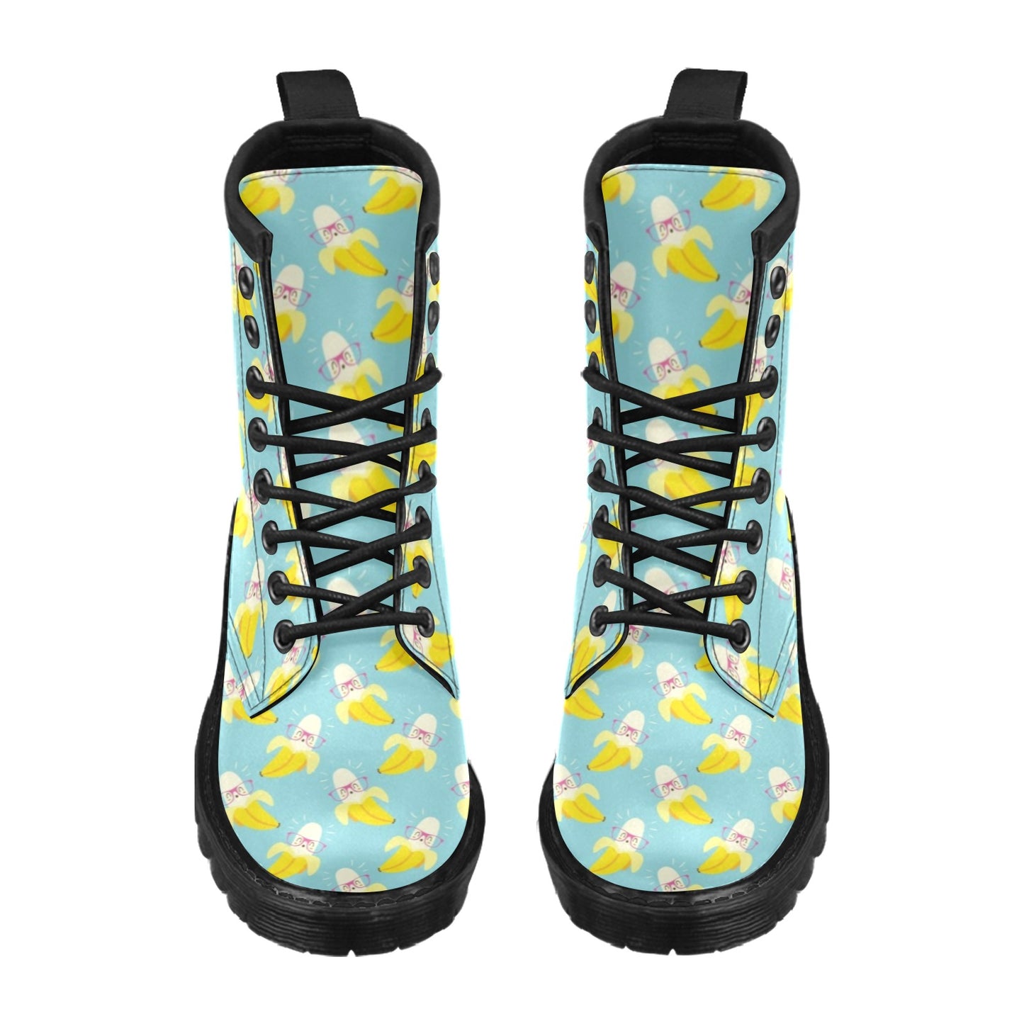 Banana Pattern Print Design BA07 Women's Boots
