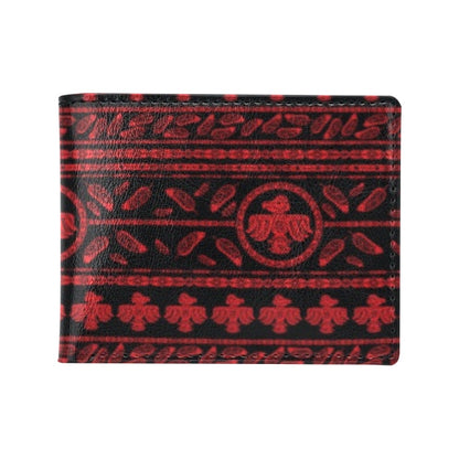 Native American Eagle Themed Print Men's ID Card Wallet