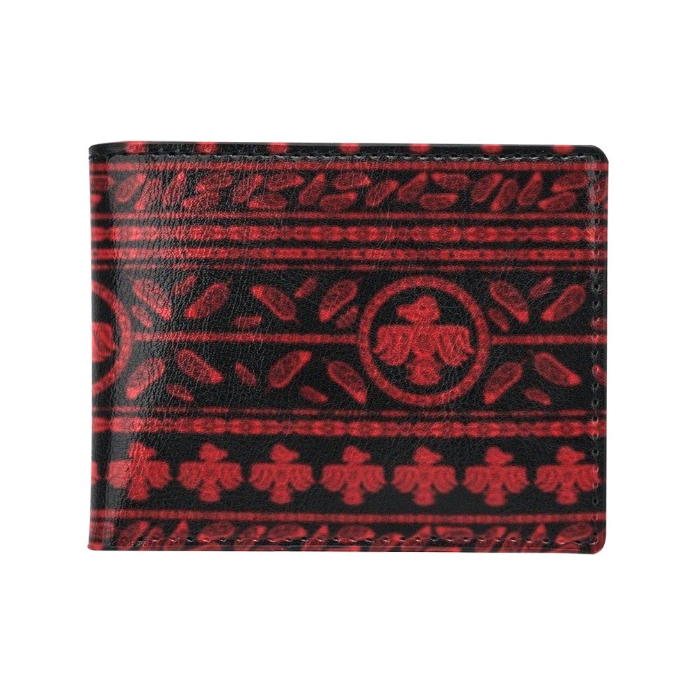 Native American Eagle Themed Print Men's ID Card Wallet