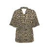 Cheetah Pattern Print Design 02 Women's Hawaiian Shirt