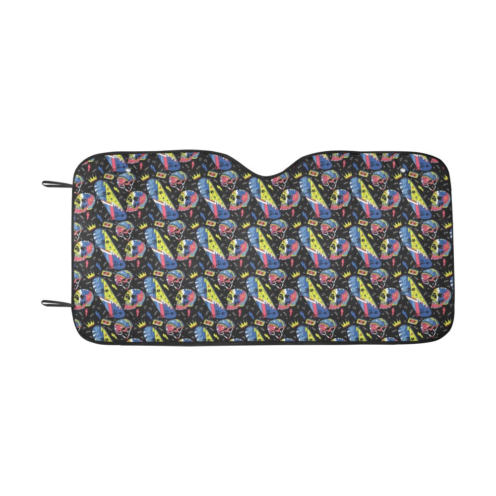 Skateboard Print Design LKS304 Car front Windshield Sun Shade
