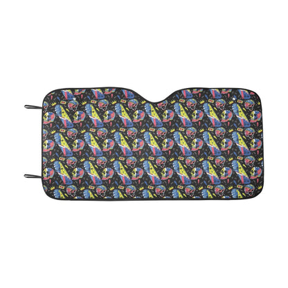 Skateboard Print Design LKS304 Car front Windshield Sun Shade