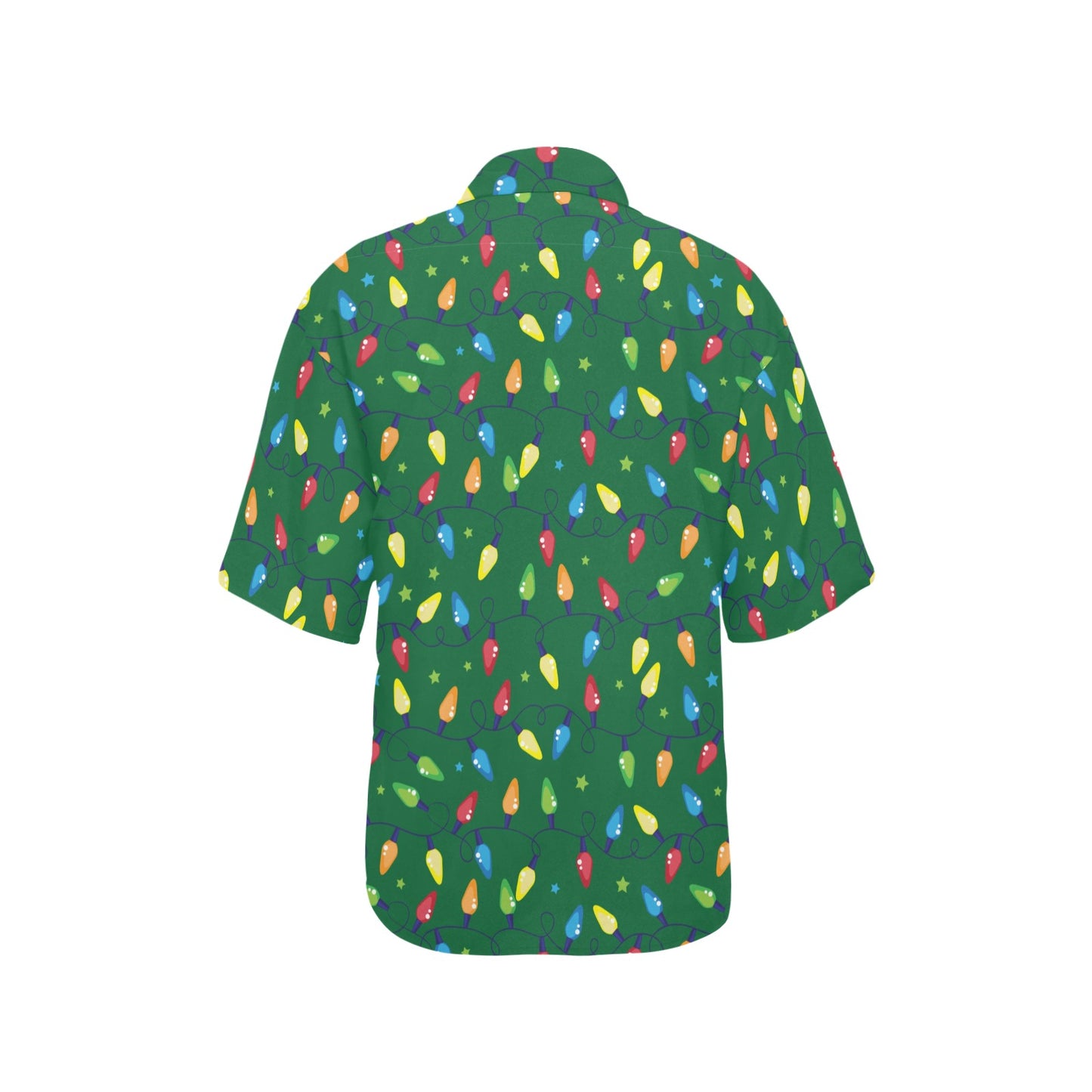 Christmas Light Pattern Print Design 02 Women's Hawaiian Shirt