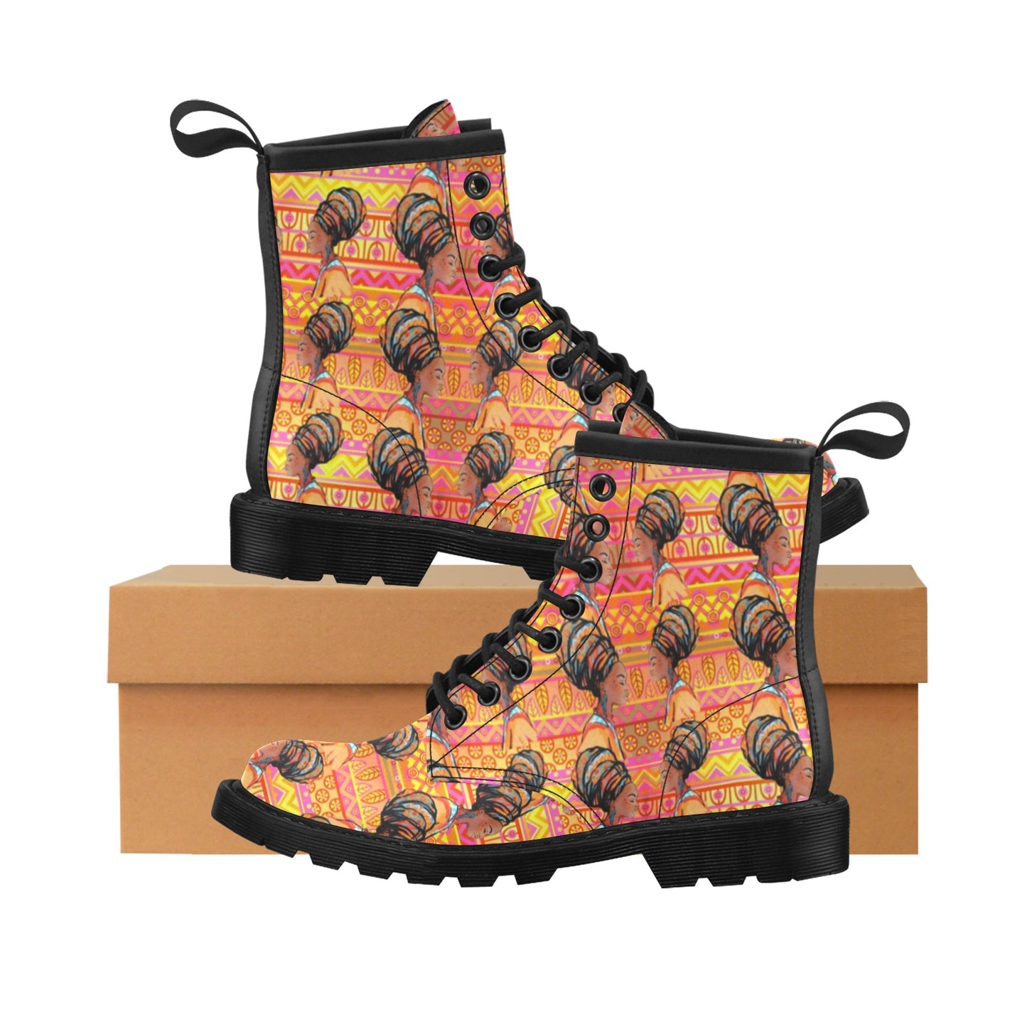African Girl Aztec Women's Boots