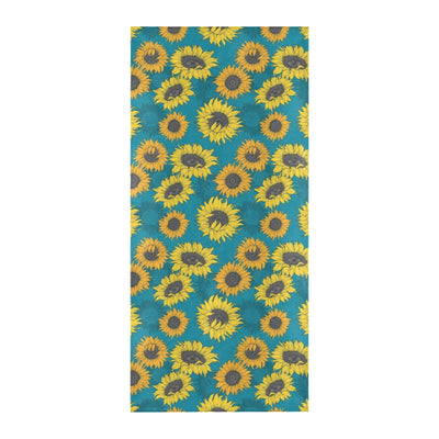 Sunflower Print Design LKS301 Beach Towel 32" x 71"