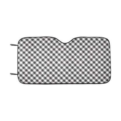 Gingham Print Design LKS402 Car front Windshield Sun Shade