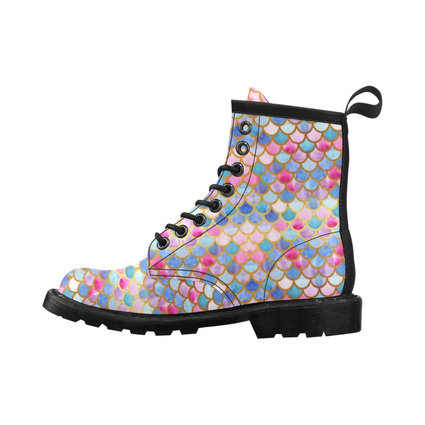 Scales Print Design LKS401 Women's Boots