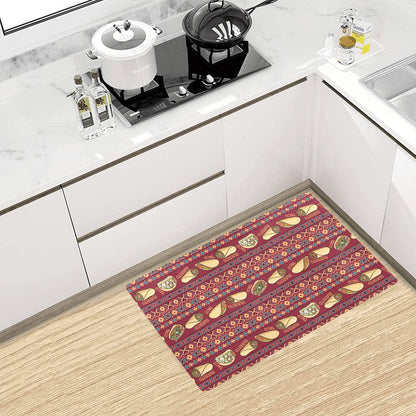 Burrito Taco Print Design LKS302 Kitchen Mat
